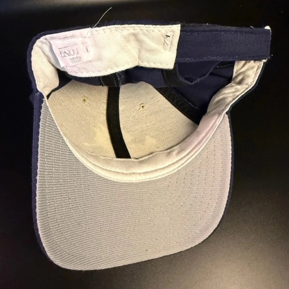 L.I. Long Knights 1971 Navy‎ Blue Cotton Twill Baseball Hat Mens M/L